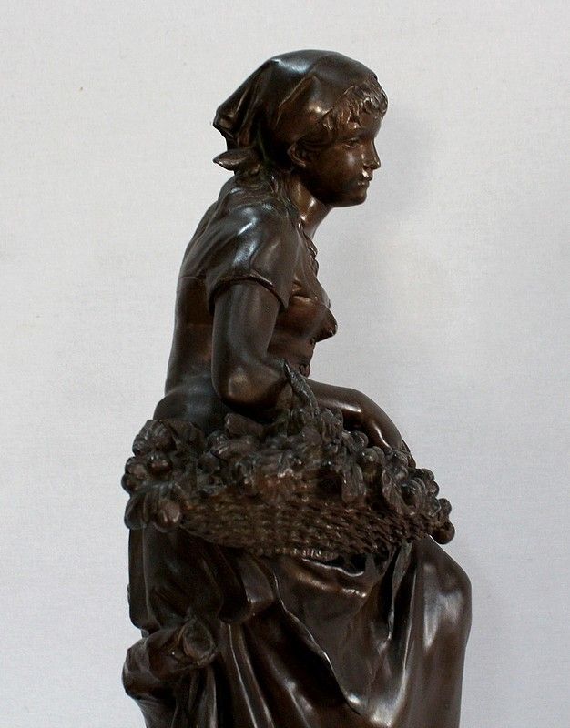 Art Important Regulates "Les Cerises" By Le Cana, 19th Century photo