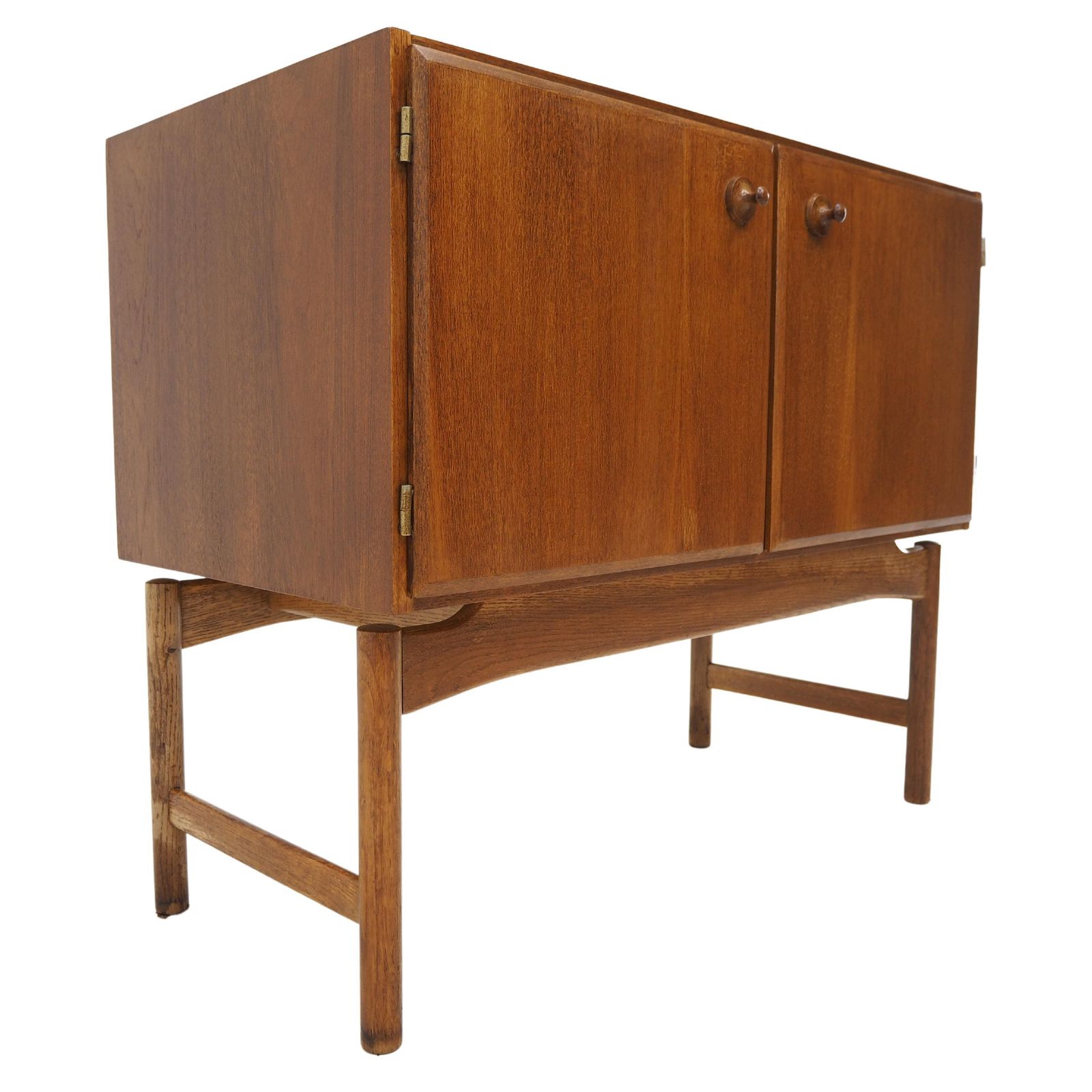1960 Rare Teak And Oak Cabinet By Krasna Jizba Czechoslovakia photo furniture