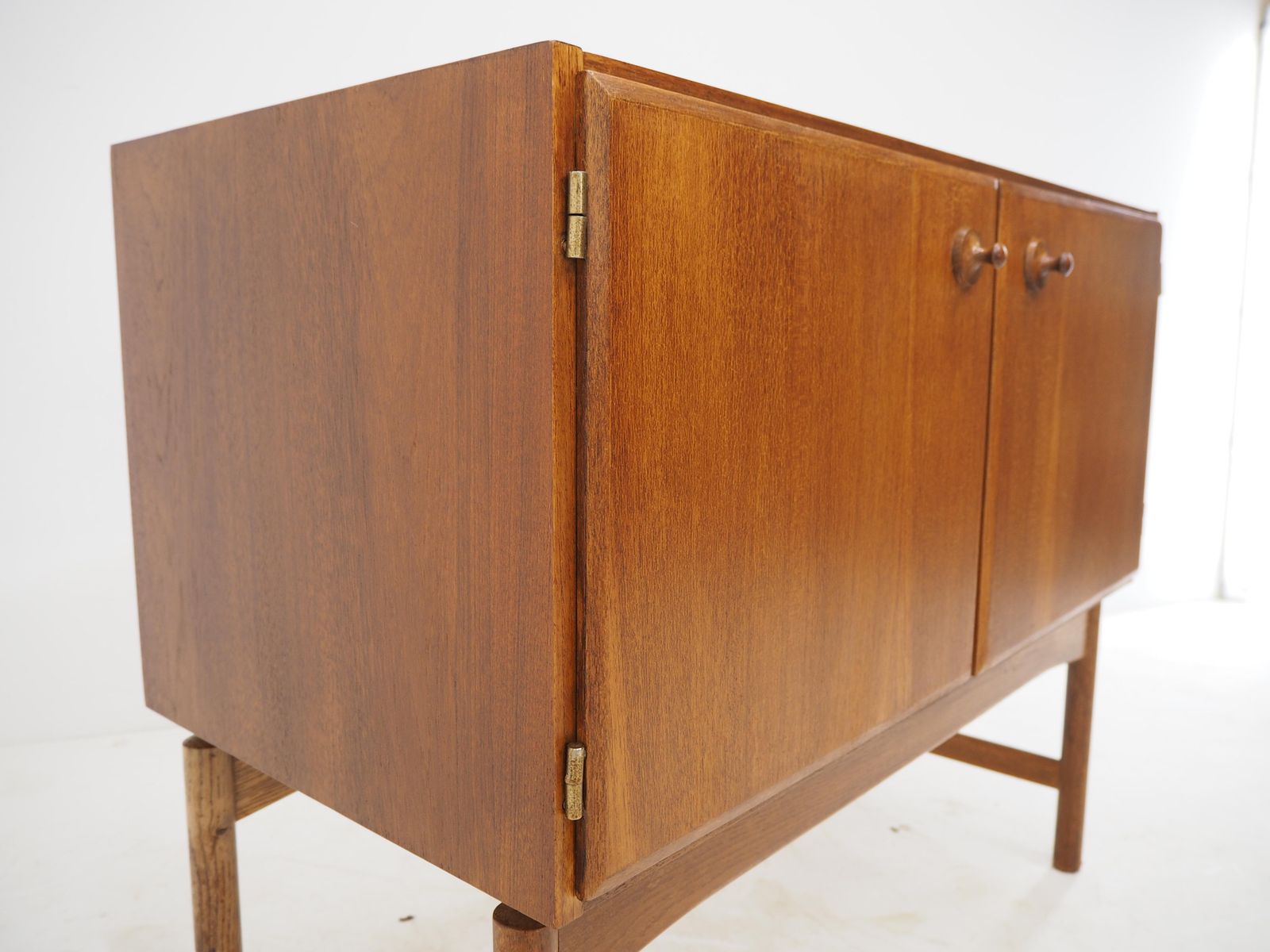 photo furniture 1960 Rare Teak And Oak Cabinet By Krasna Jizba Czechoslovakia