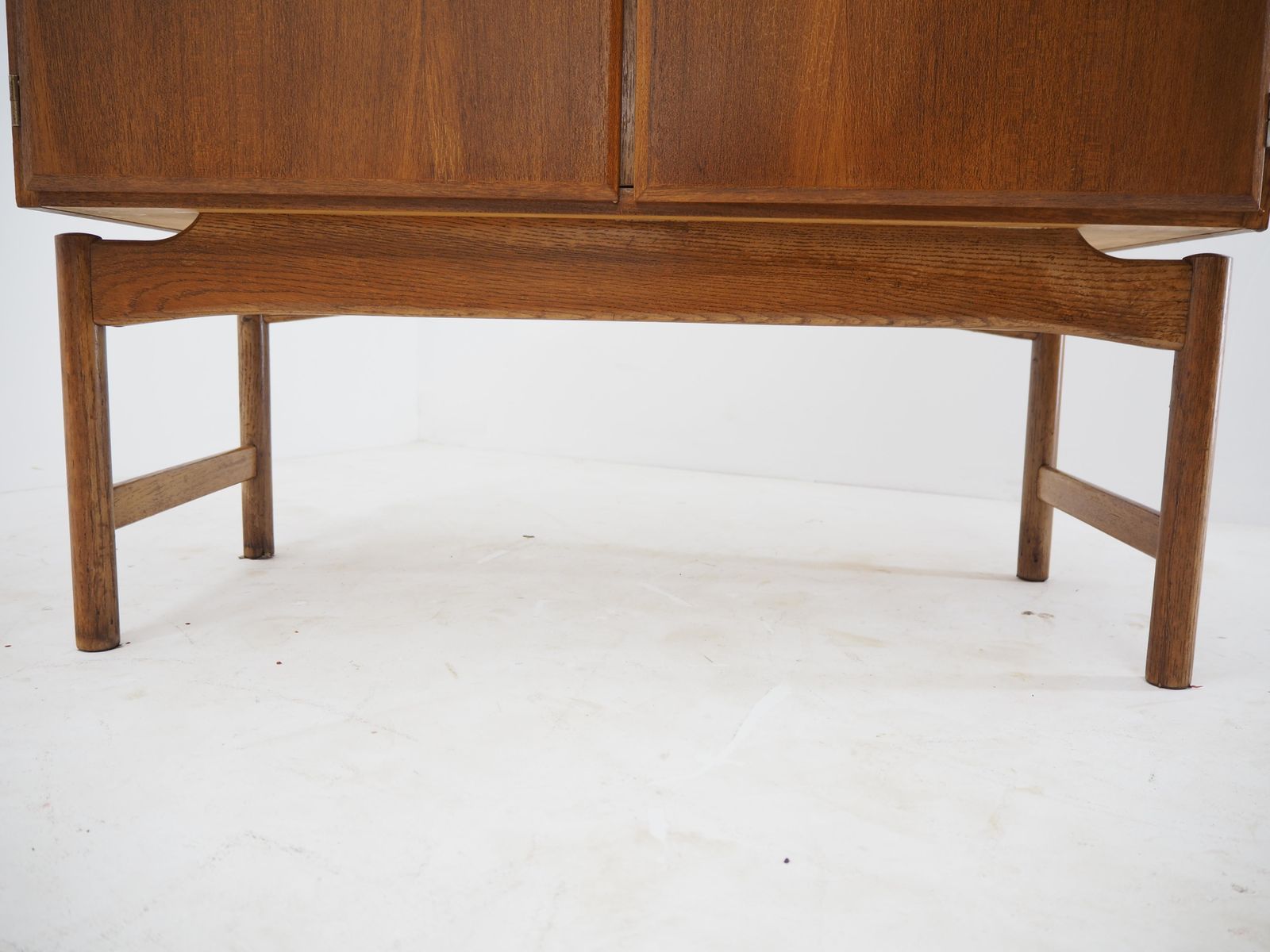 Furniture 1960 Rare Teak And Oak Cabinet By Krasna Jizba Czechoslovakia photo