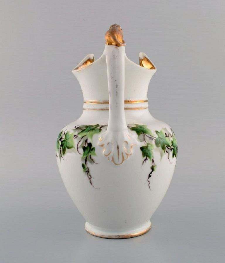 Antique Bing & Grøndahl Chocolate Jug In Porcelain Modelled With A Lion photo 370.0