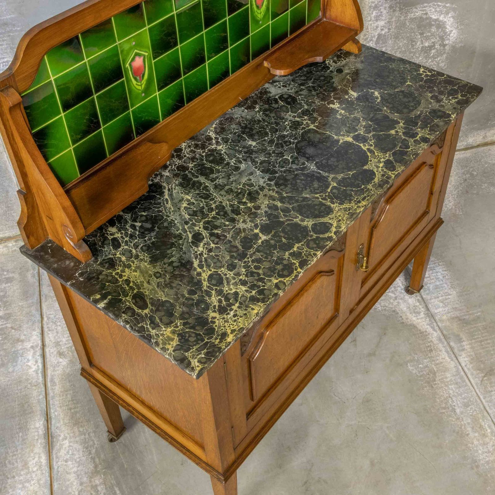 Edwardian Oak Washstand, 1900s photo Furniture