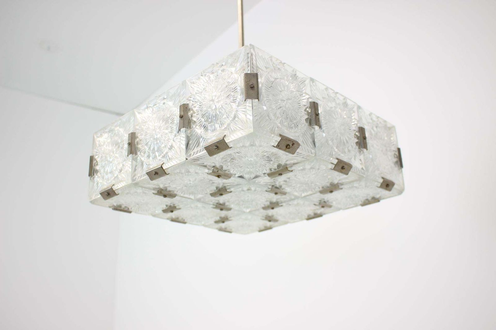 Mid Century Chandelier/ Kamenický šenov, Preciosa, 1970's. photo furniture