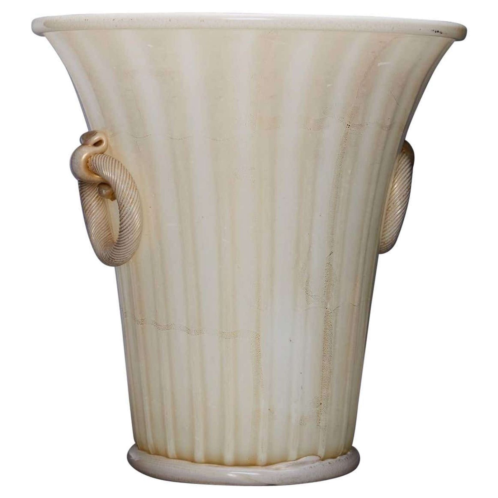 Twin Handled Vase By Ercole Barovier For Barovier And Toso, 1956