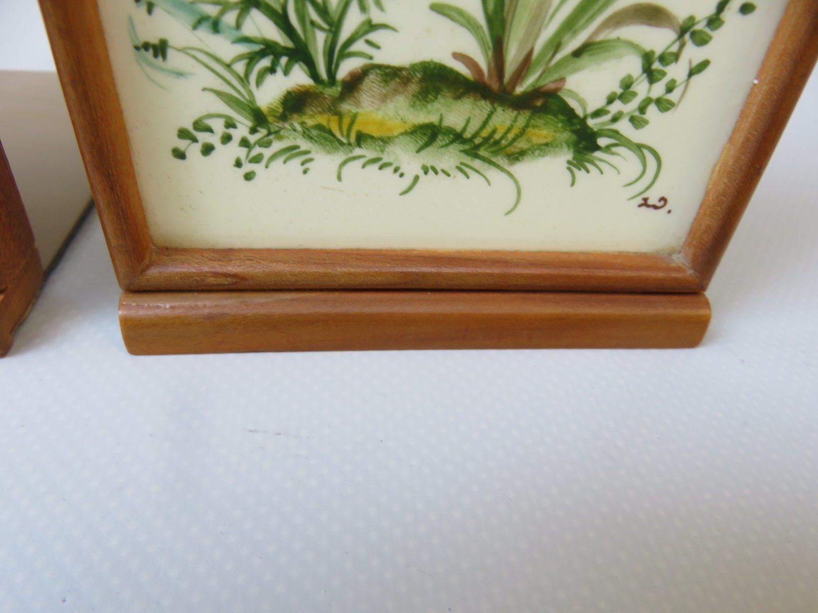 photo buy Meadow Flowers, Ilse Wehe, Painting, 1950s, Ceramics, Set Of 2
