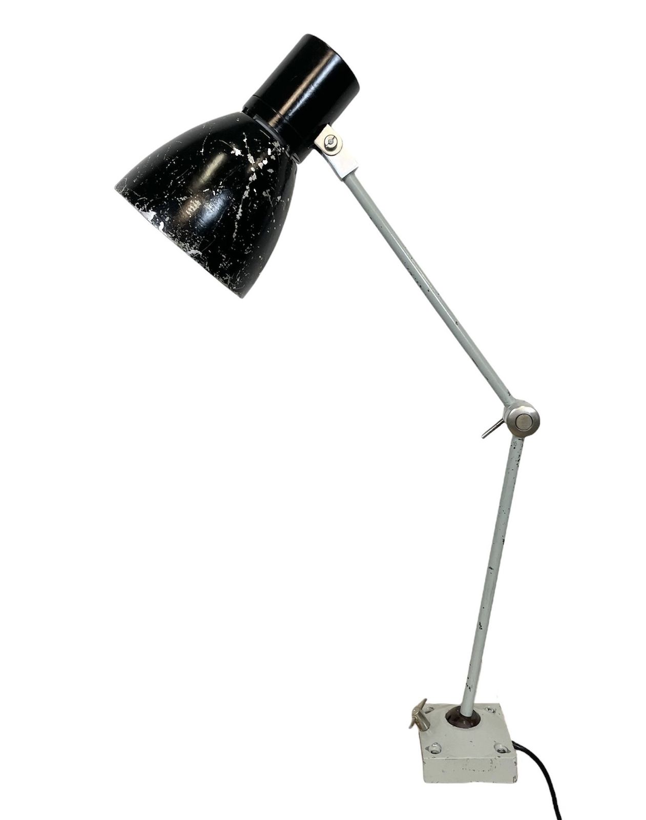 Black Industrial Table Lamp From Elektrosvit, 1970s photo furniture