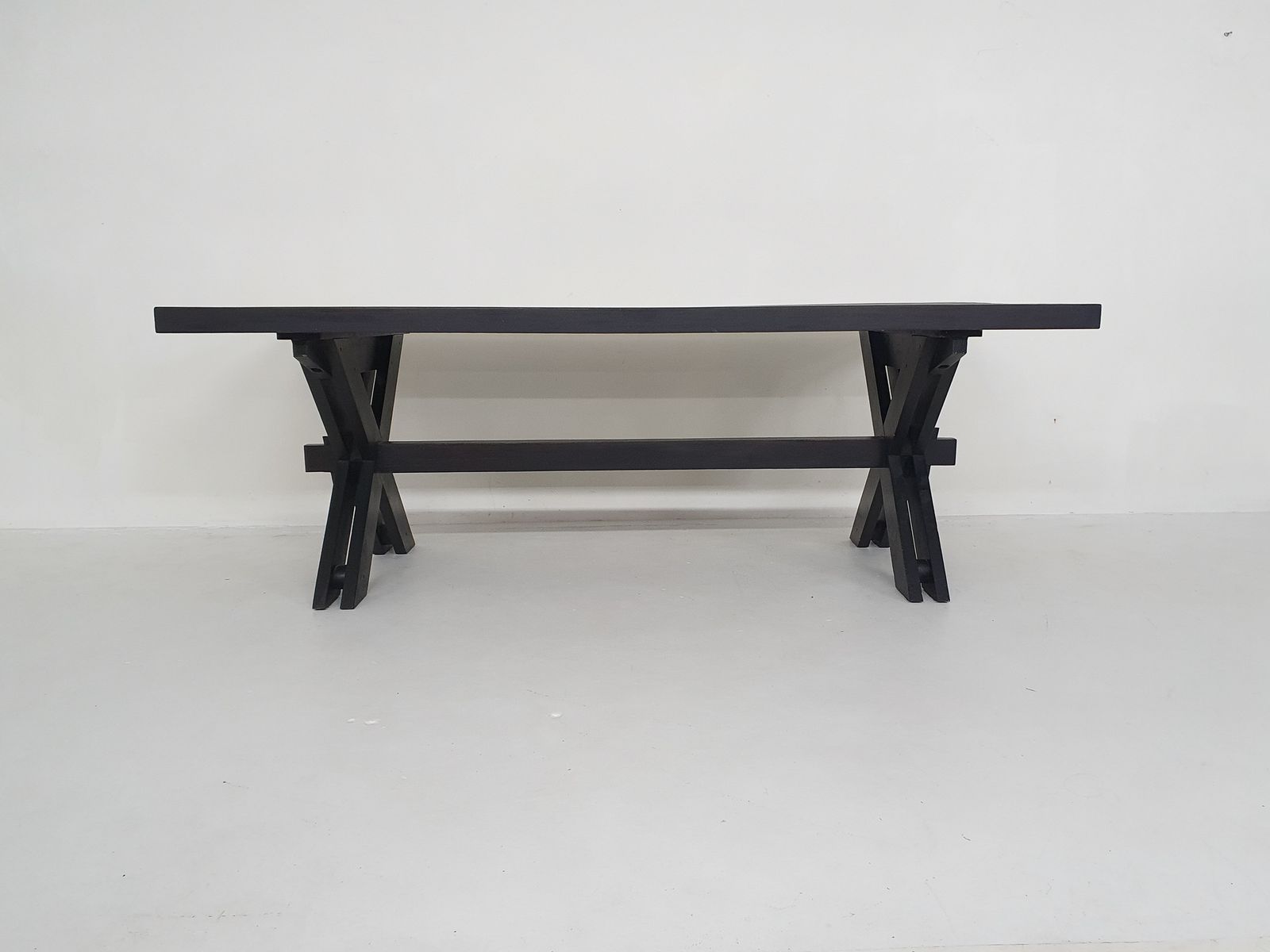 Grote Op Maat Gemaakte Eettafel Van Johannes Blesgen, Duitsland, Ca. Jaren 1970 photo furniture