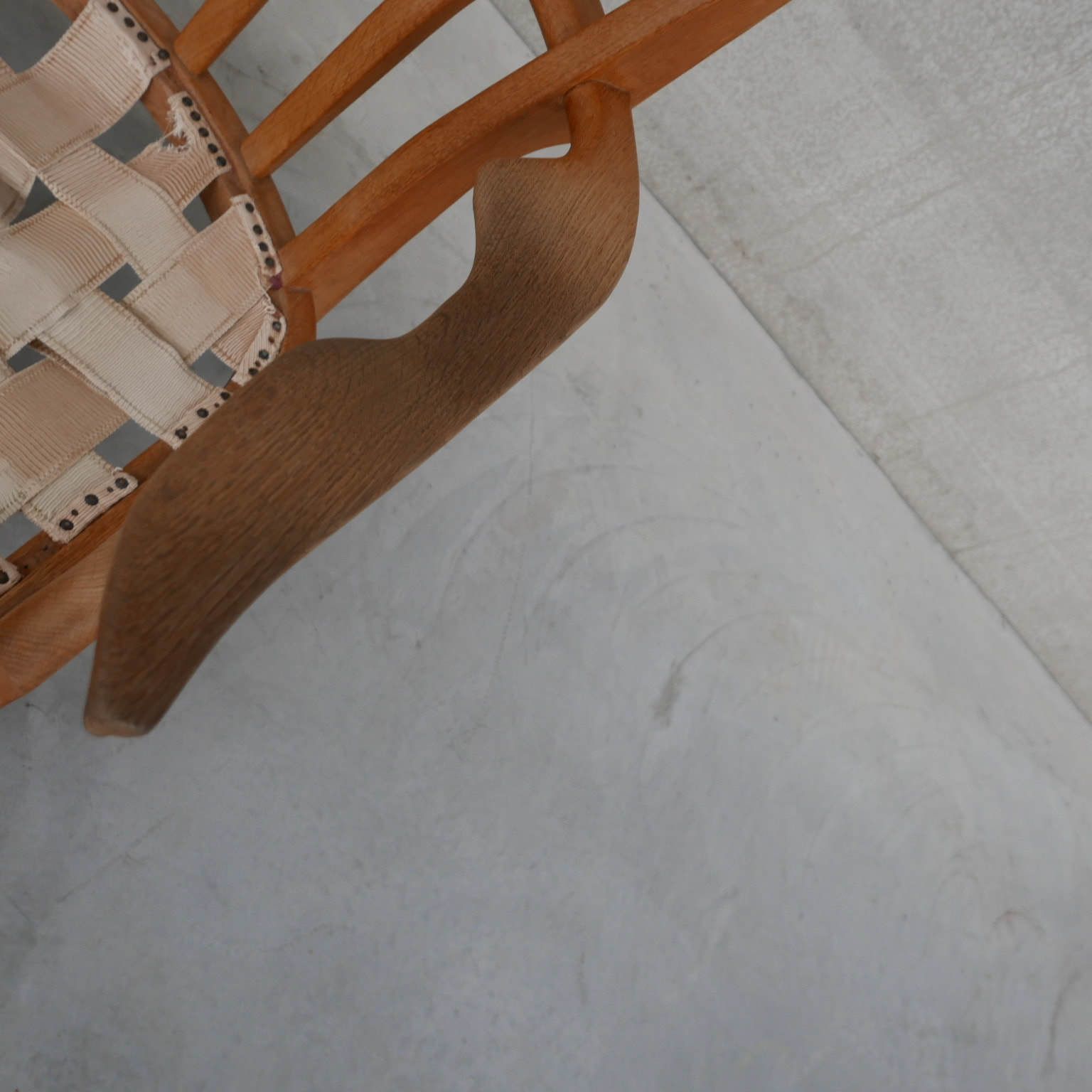 Guillerme Et Chambron Oak Mid Century 'Repos' Armchair photo Furniture