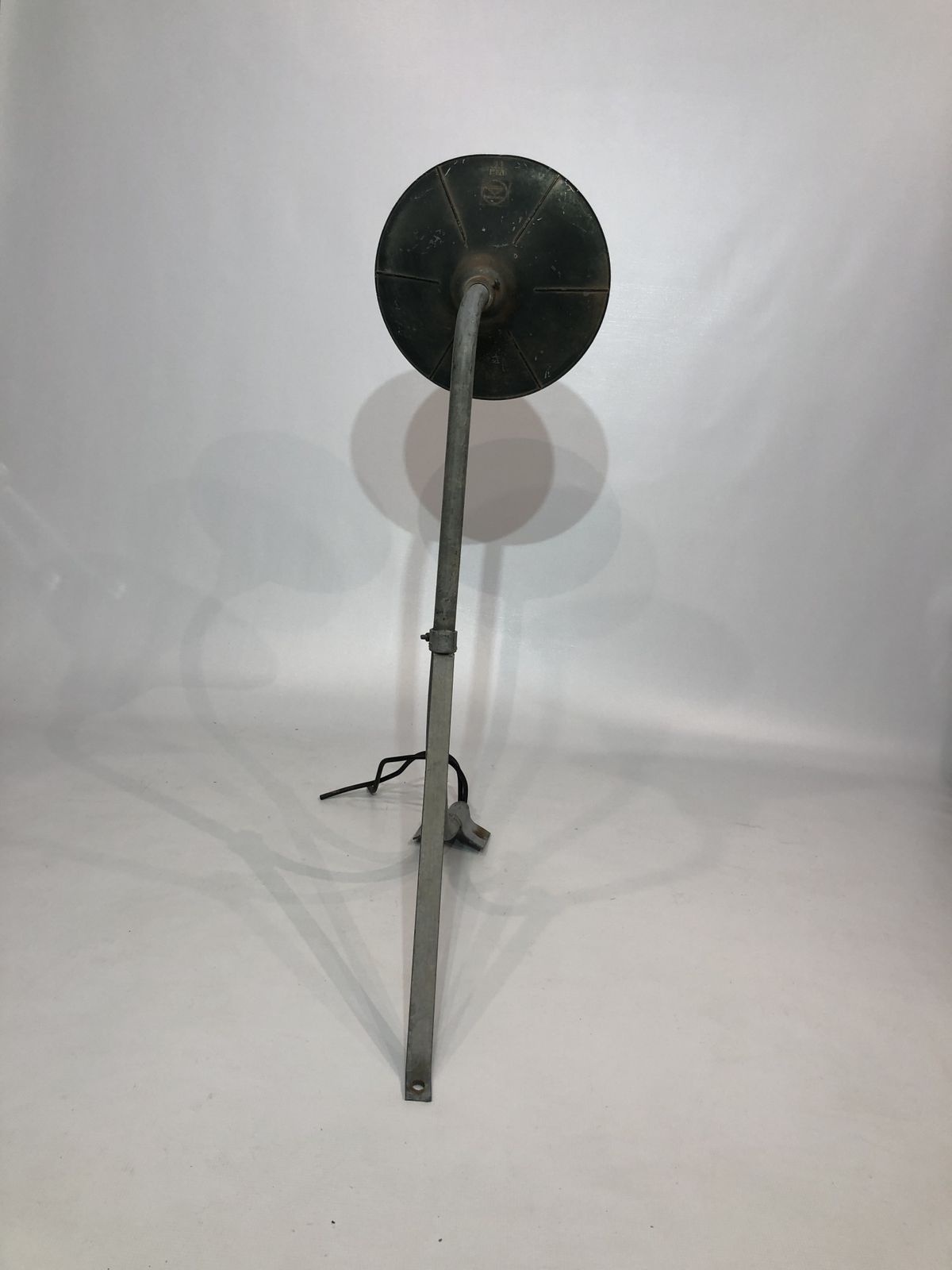 Large Brutal Industrial Wall Light #3 1950s Factory Commercial Lamp Restaurant (Three Available) photo 750.0
