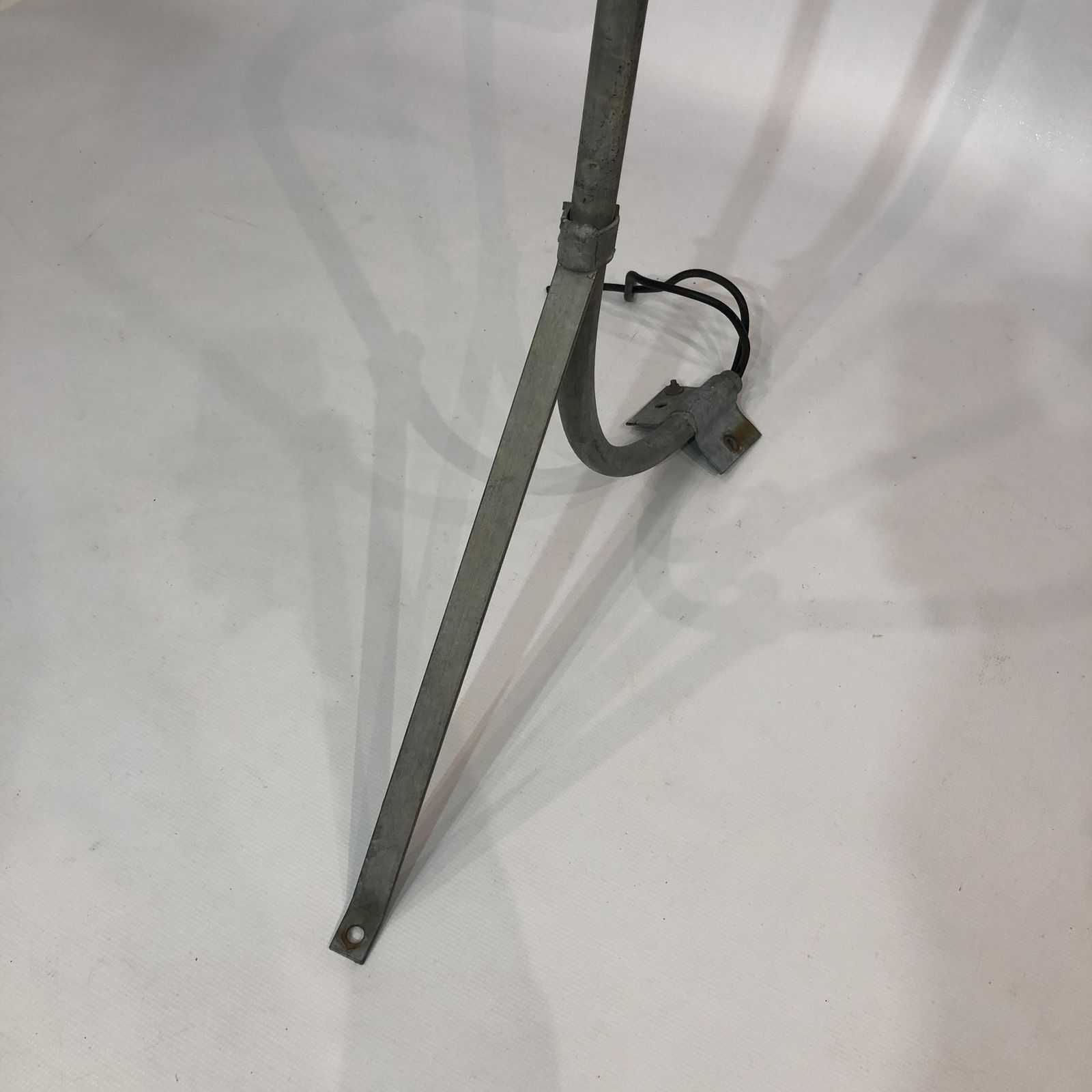 Lighting Large Brutal Industrial Wall Light #3 1950s Factory Commercial Lamp Restaurant (Three Available) photo