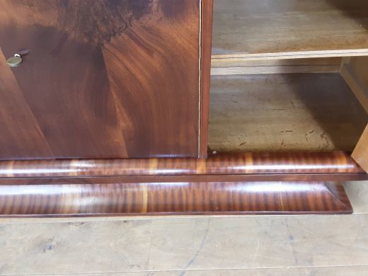 4500.0 French Art Deco Flame Mahogany Sideboard photo
