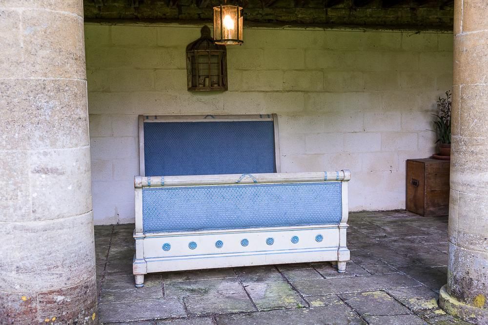 Nineteenth Century French Painted Bed