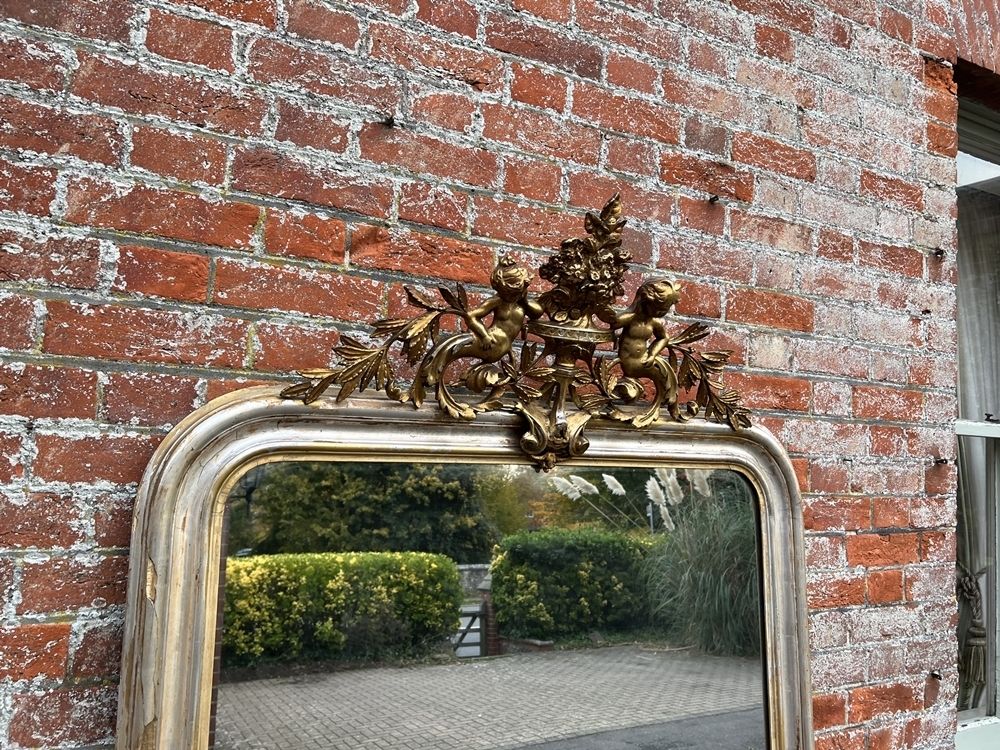 A Fabulous Large Antique French 19th Century Mirror photo furniture