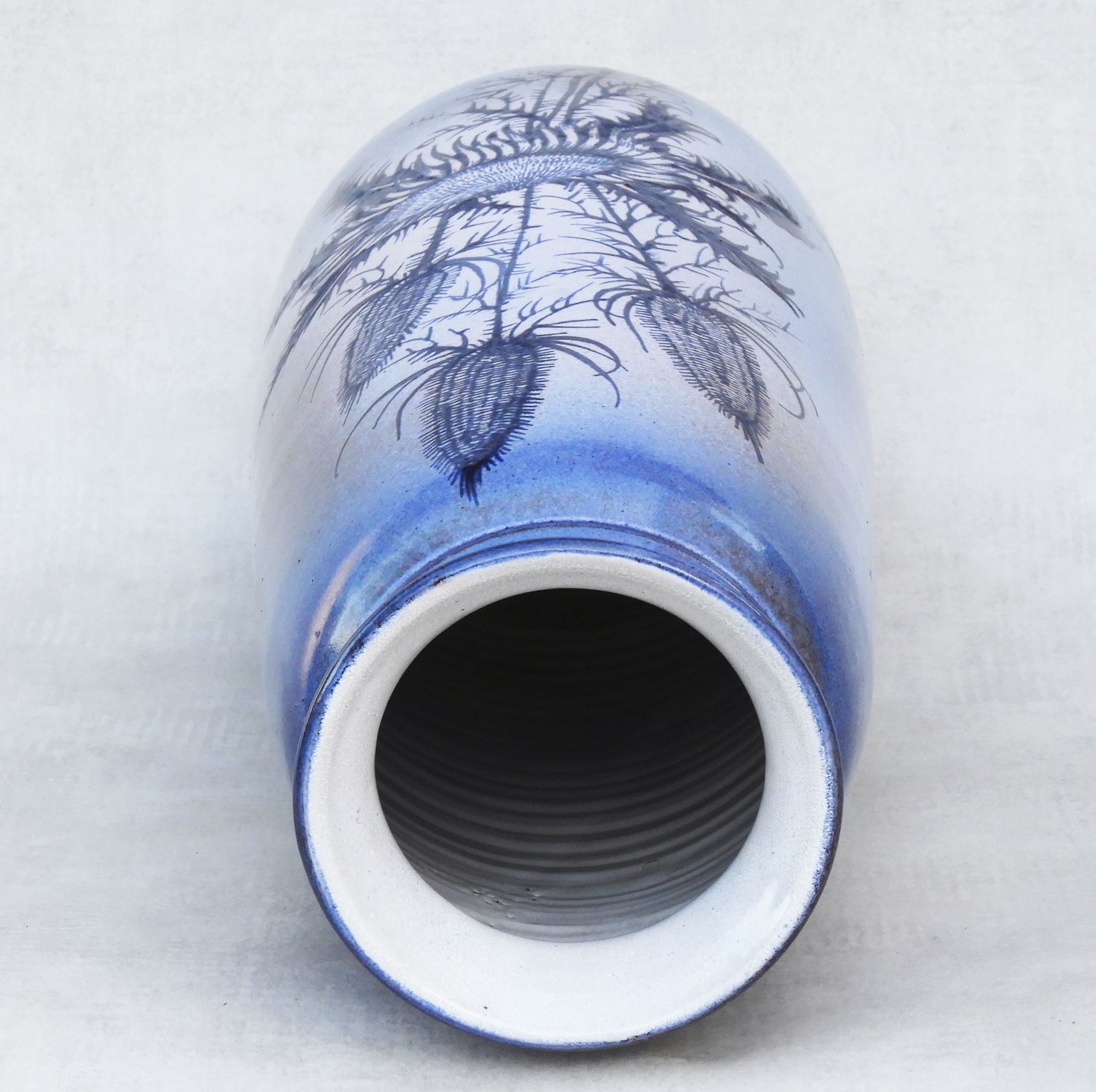 Tall Mid Century French Ceramic Vase By Jacques Fonck Et Jean Mateo For Vallauris C1960 photo buy
