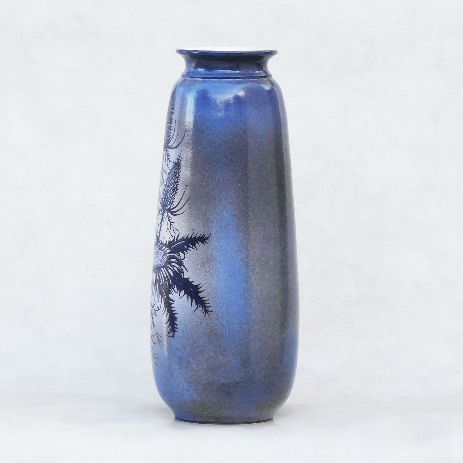 photo for sale Tall Mid Century French Ceramic Vase By Jacques Fonck Et Jean Mateo For Vallauris C1960