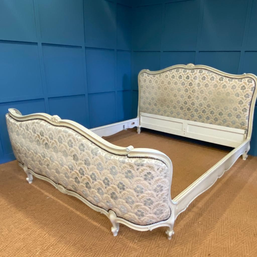 Super King   6ft Antique French Upholstered Bed