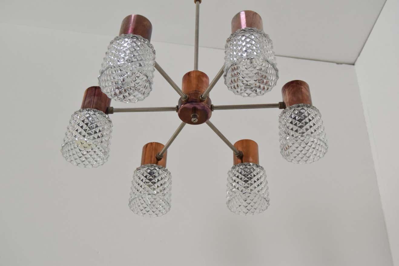 photo for sale Mid Century Chandelier By Kamenicky Senov,1960's