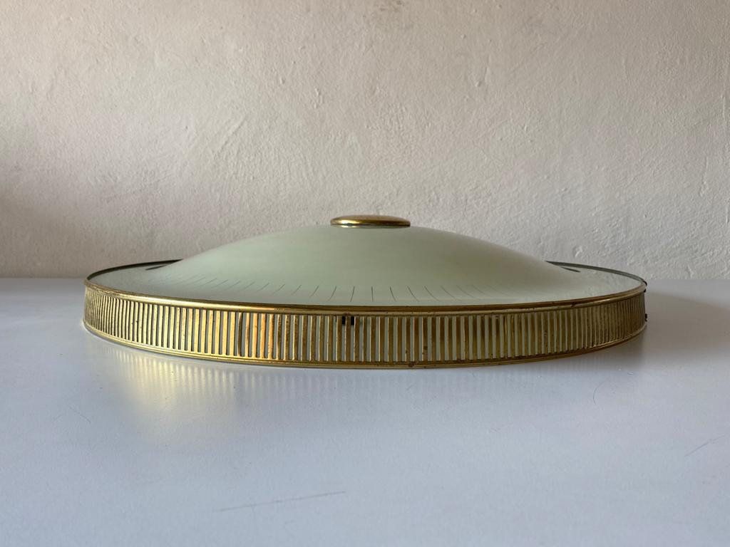 Stilnovo Era Round Xl Flush Mount Ceiling Lamp, 1960s photo for sale