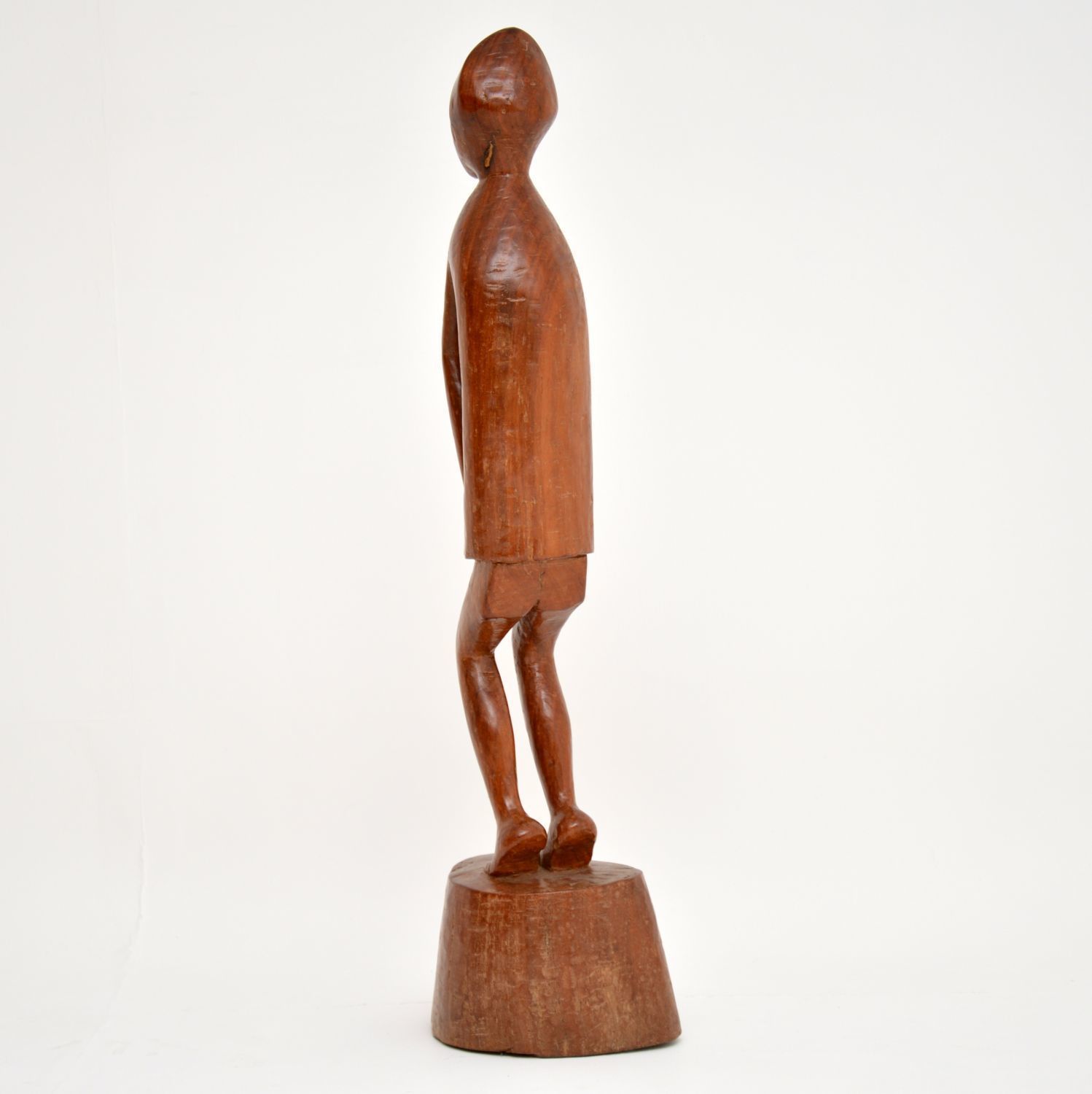 Home Decor Jamaican Carved Walnut Sculpture By K. Tekroade photo
