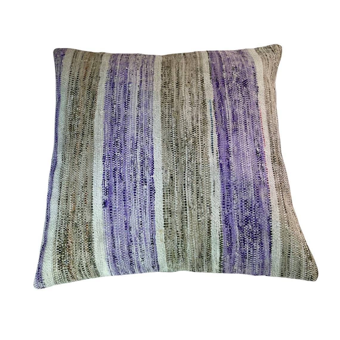 Anatolian Handwoven Kilim Pillow Cushion Cover Kilim Pillow Cover Tribal Pillow Ethnic Kelim Kissenbezug  60x60 Cm Kilim Cushion Cover photo vinterior