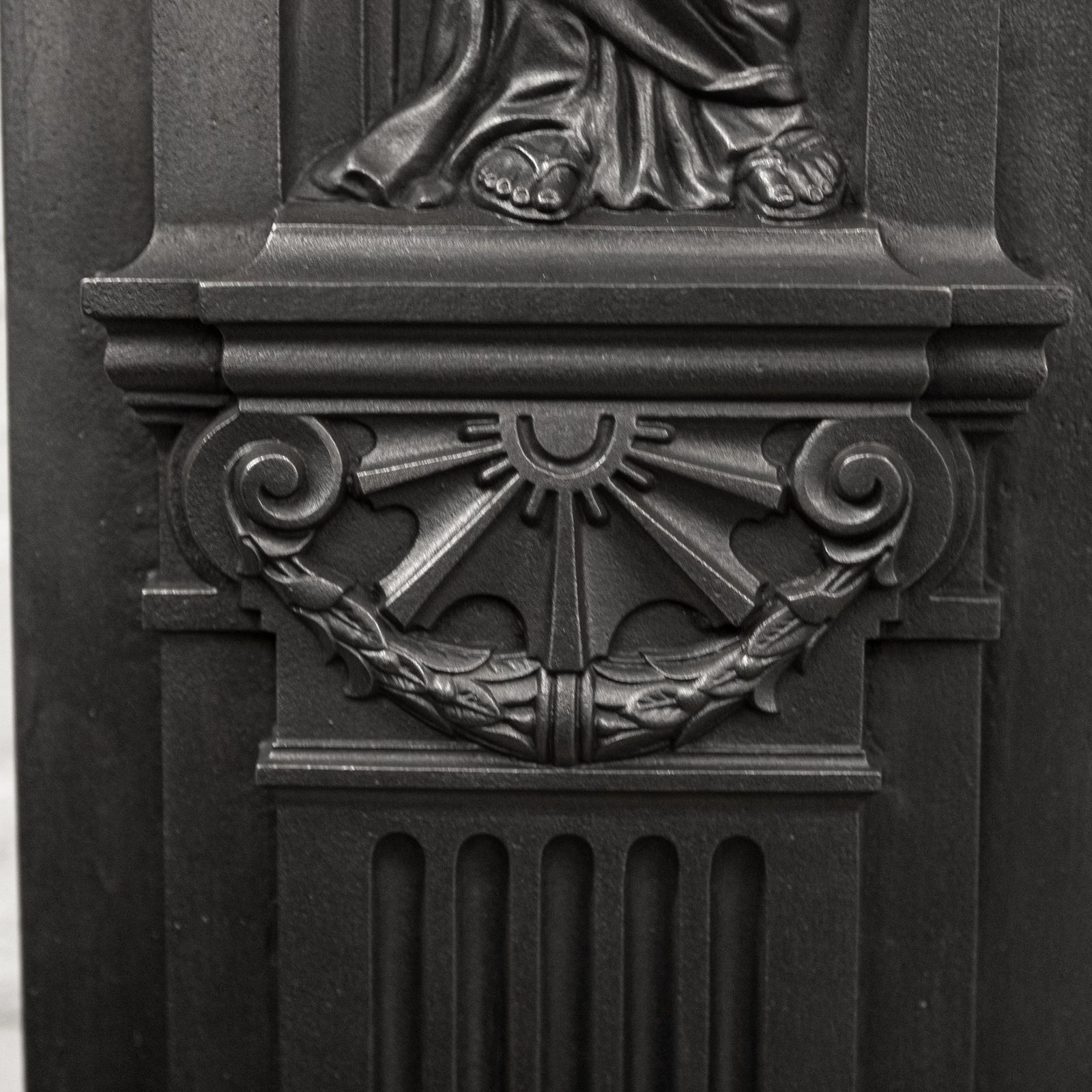 Antique Victorian Cast Iron Fireplace Surround photo buy