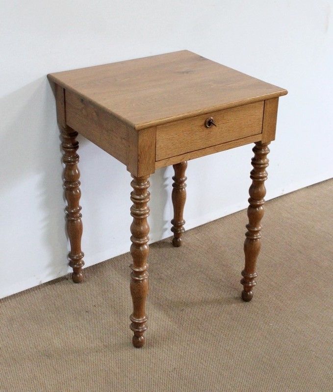 Small Table In Oak, In The Louis Philippe Style   2nd Part Of The 19th Century photo furniture