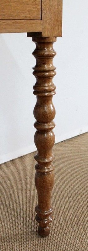 1431.7 Small Table In Oak, In The Louis Philippe Style   2nd Part Of The 19th Century photo