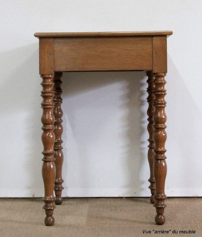 photo vintage Small Table In Oak, In The Louis Philippe Style   2nd Part Of The 19th Century
