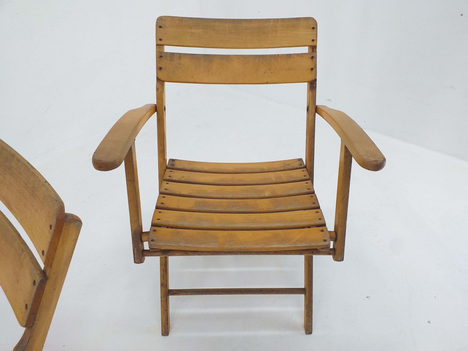 photo for sale Set van drie Bauhaus klapstoelen (fauteuils) Naether
