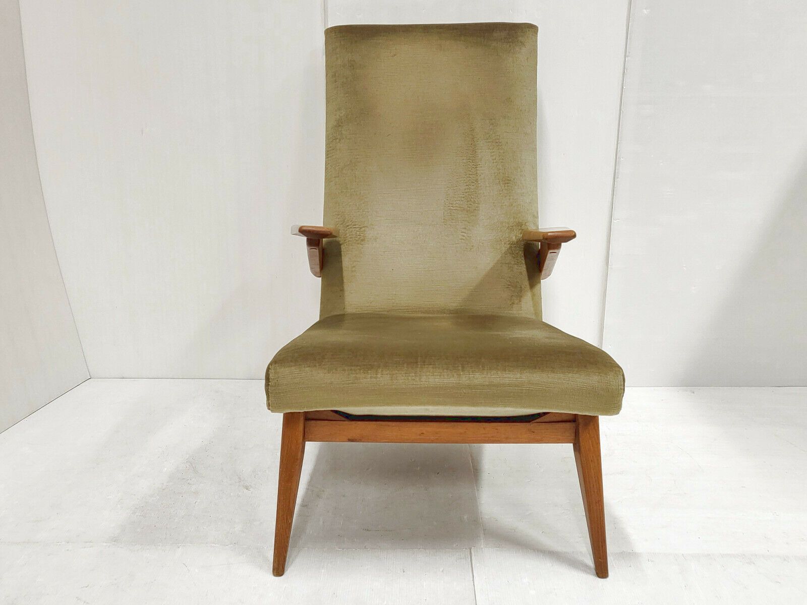 Fauteuil Vintage 1950 Parker Knoll 50s 1950s Pieds Compas Annees 50 Rockabilly photo 566.0
