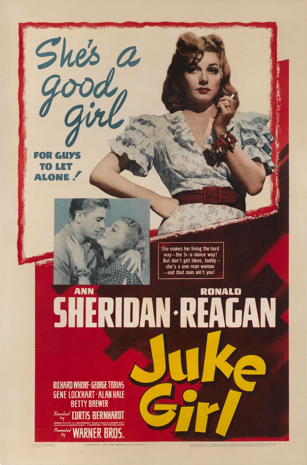 Juke Girl, 1940s, Vintage photo Art
