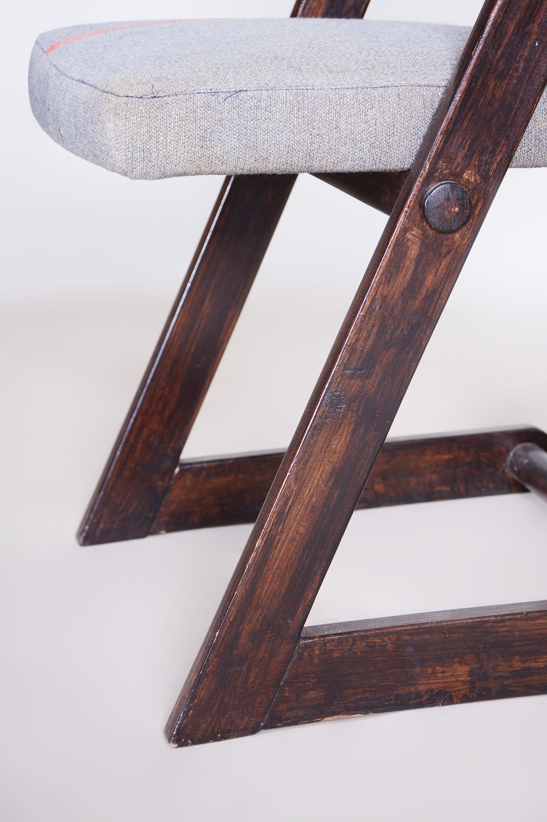photo vinterior Pair Of Avant Gard Armchairs. Made In 1940s Czechia. Original, Non Restored.