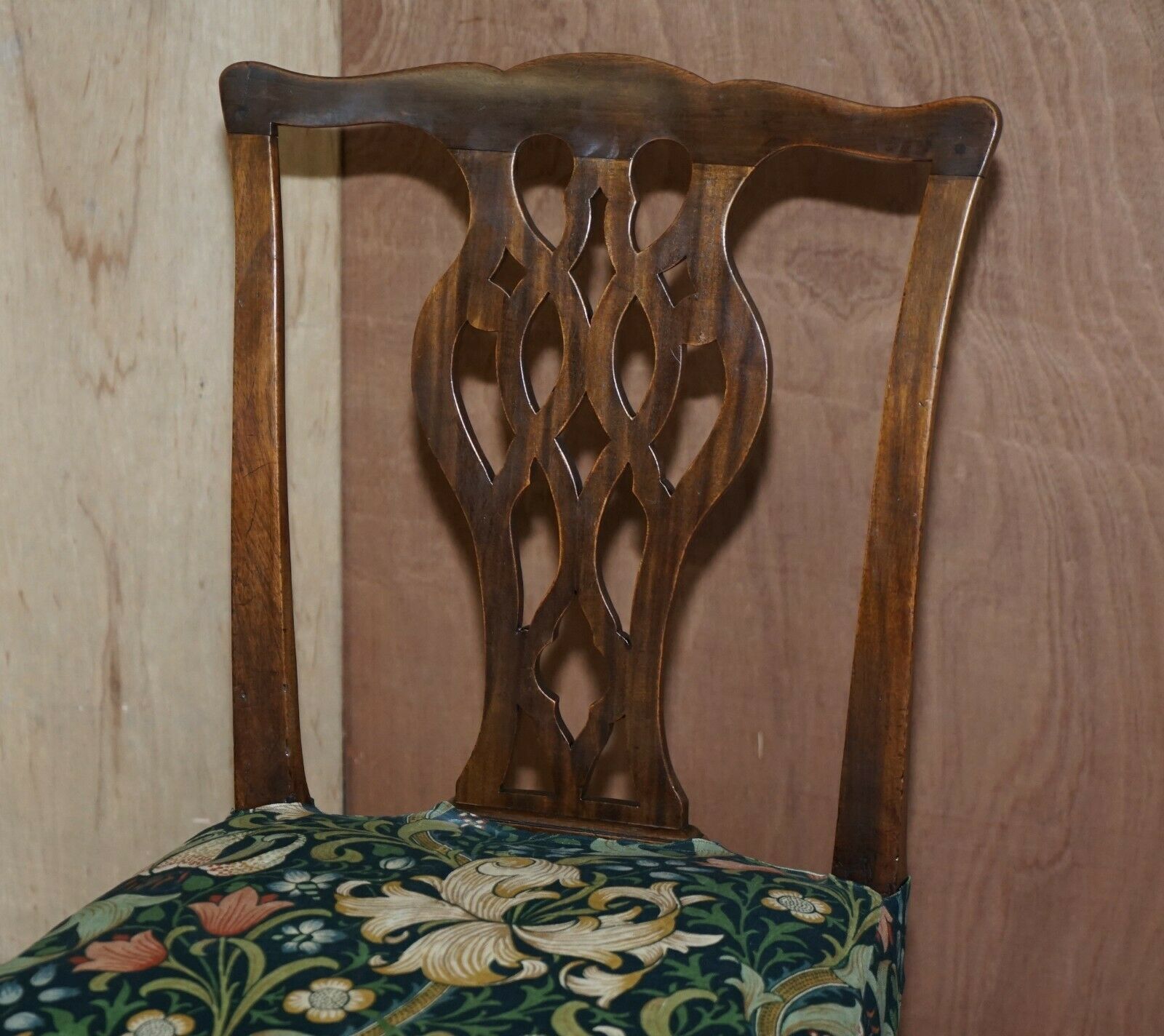 8 Antique George III Circa 1830 Thomas Chippendale Dining Chairs William Morris photo 10000.0