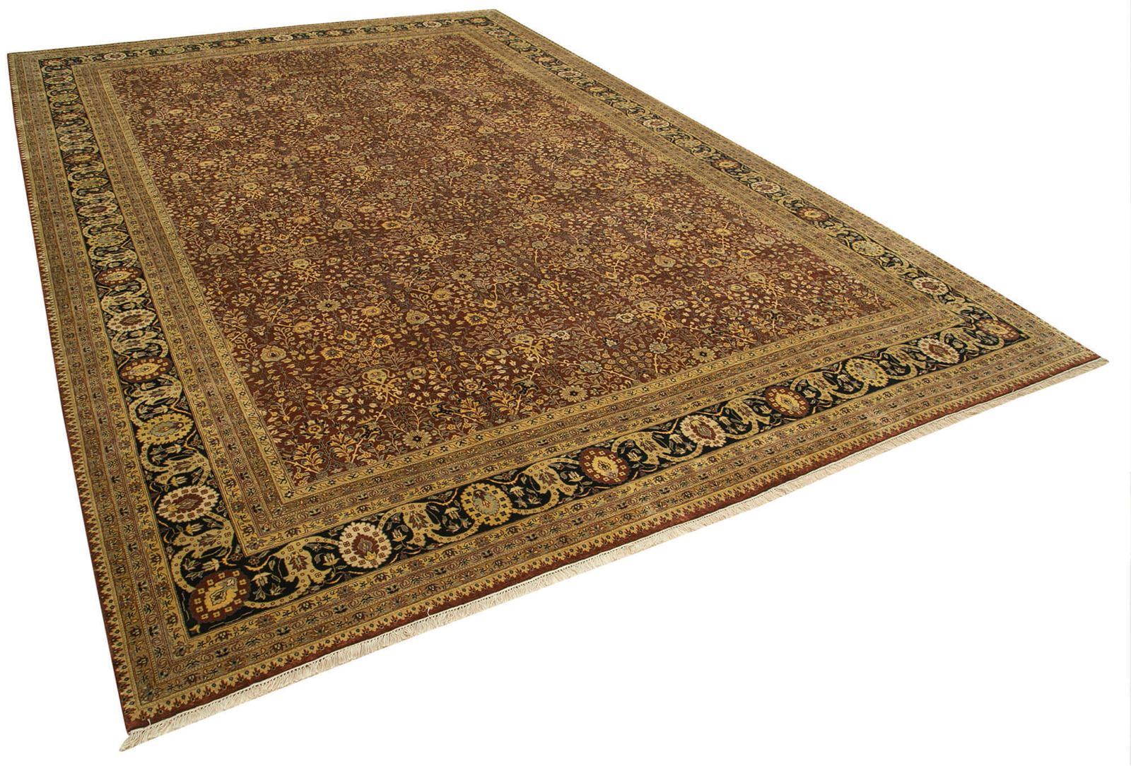 Oriental Handmade 2000s 360 Cm X 545 Cm Red Large Area Oushak Rug photo furniture