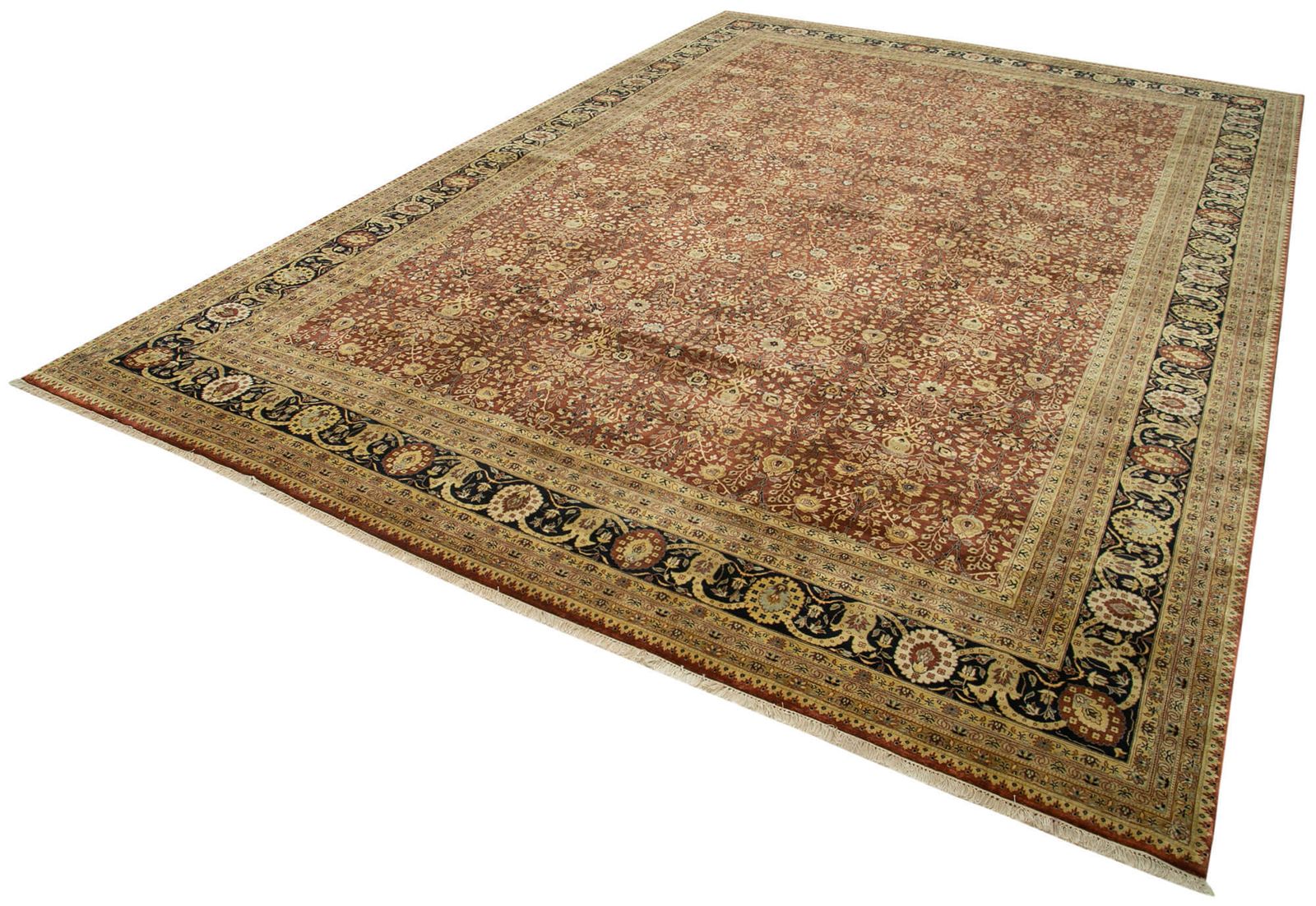 Oriental Handmade 2000s 360 Cm X 545 Cm Red Large Area Oushak Rug photo for sale