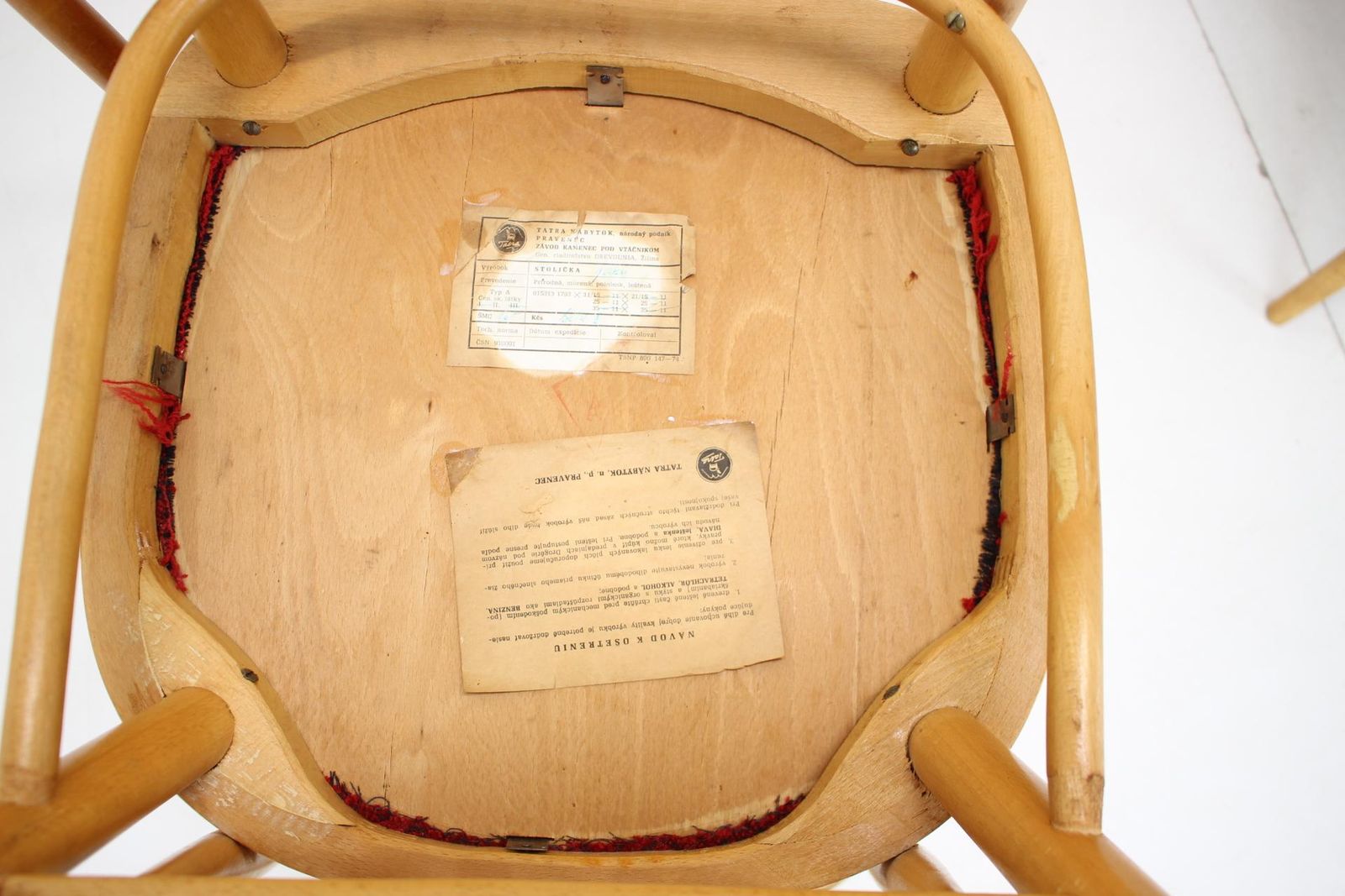 photo for sale Set Of Four Dining Chairs/Tatra Pravenec, 1970's.