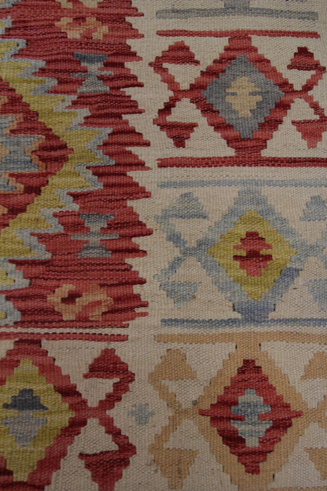 Traditional Scandinavian Red Kilims Wool Area Geometric Carpet Tribal Kilim Rug photo buy