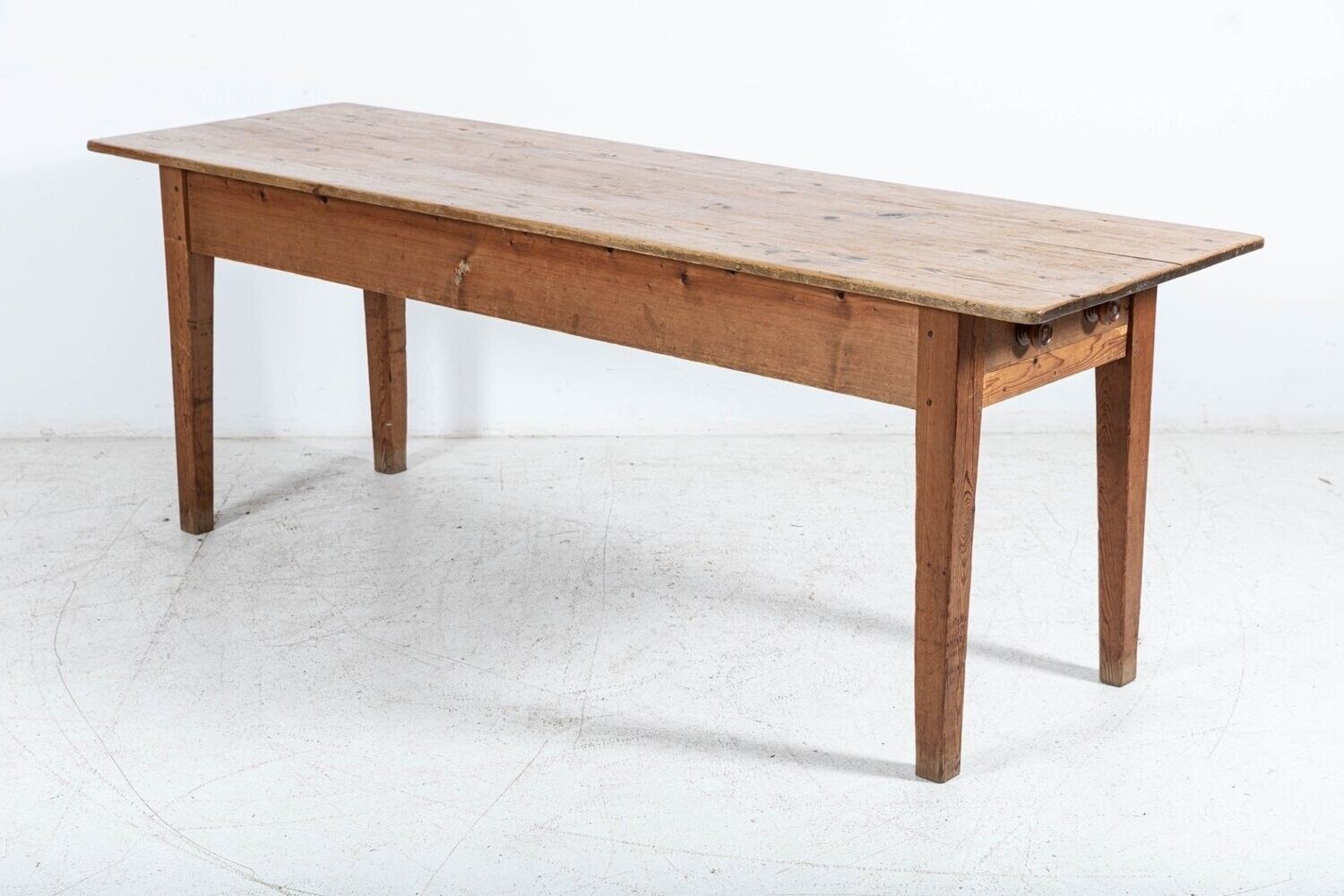 19thc Large English Pine Farmhouse Table photo Furniture
