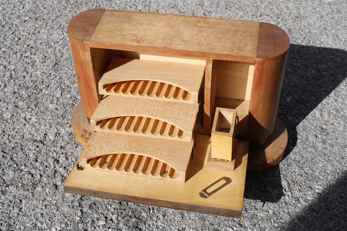 Italian Cigarettes Tobacco Box Art Deco 1930 With Inlays Of Fine Sorrento Woods photo 1007.0