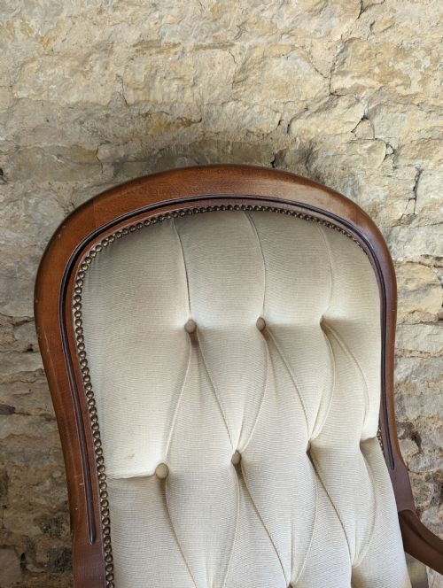 Victorian Button Back Open Armchair photo buy