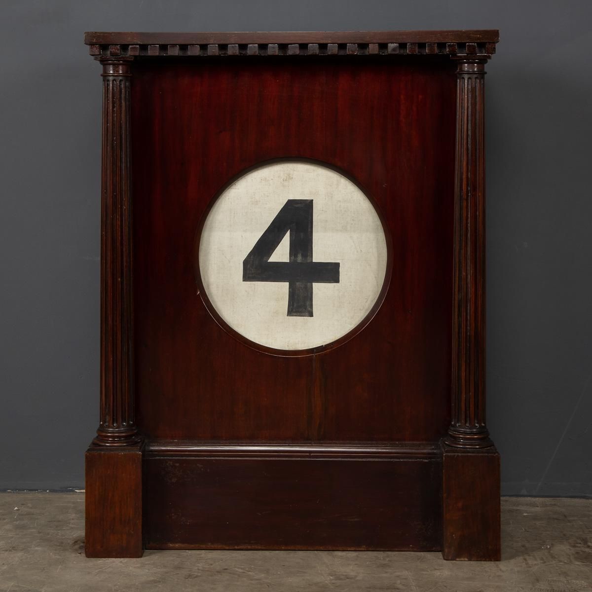 20th Century British Large Mahogany Perpetual Calendar, C.1920 photo for sale