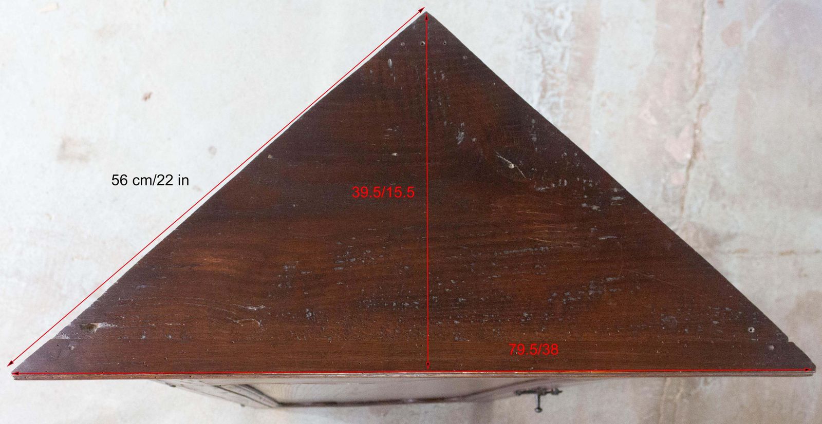 photo for sale French Corner Cabinet Louis XV Style, Oak, Late 19th Century