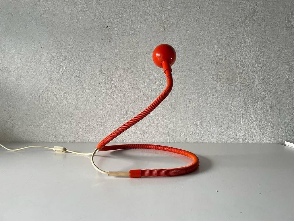 Italian Space Age Hebi Desk Lamp By Isao Hosoe For Valenti Luce, 1970s, Italy photo vinterior
