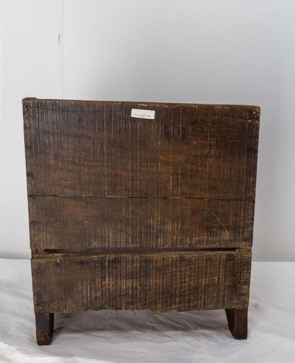Franse kinderstoel, wit hout, 19e eeuw photo buy