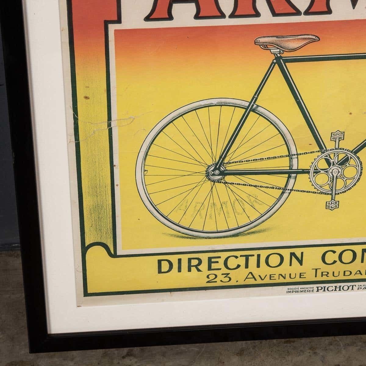 Art 20th Century Armor Bicycles Poster Of Eugene Christophe, C.1912 photo