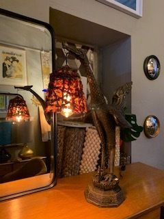 Hand Made Bronze Garuda Lamp Made In Thailand photo 695.0