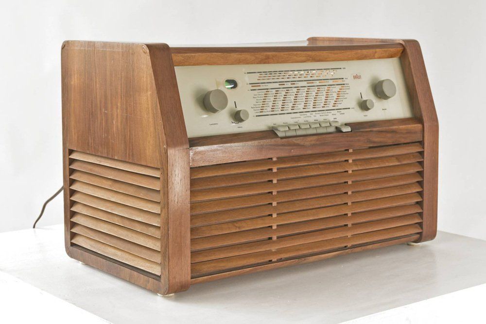 photo vinterior German Ts G Table Radio By Hans Gugelot And Helmut Müller Kühn For Braun Ag, 1955