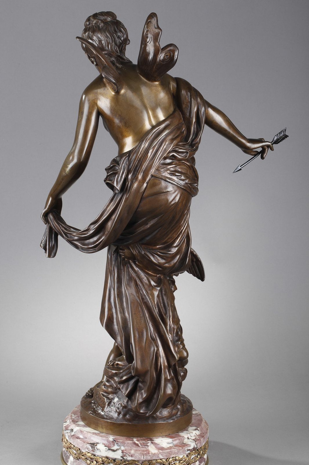 Sculpture « Psyché et l'Amour », signée Jean Bulio photo vinterior