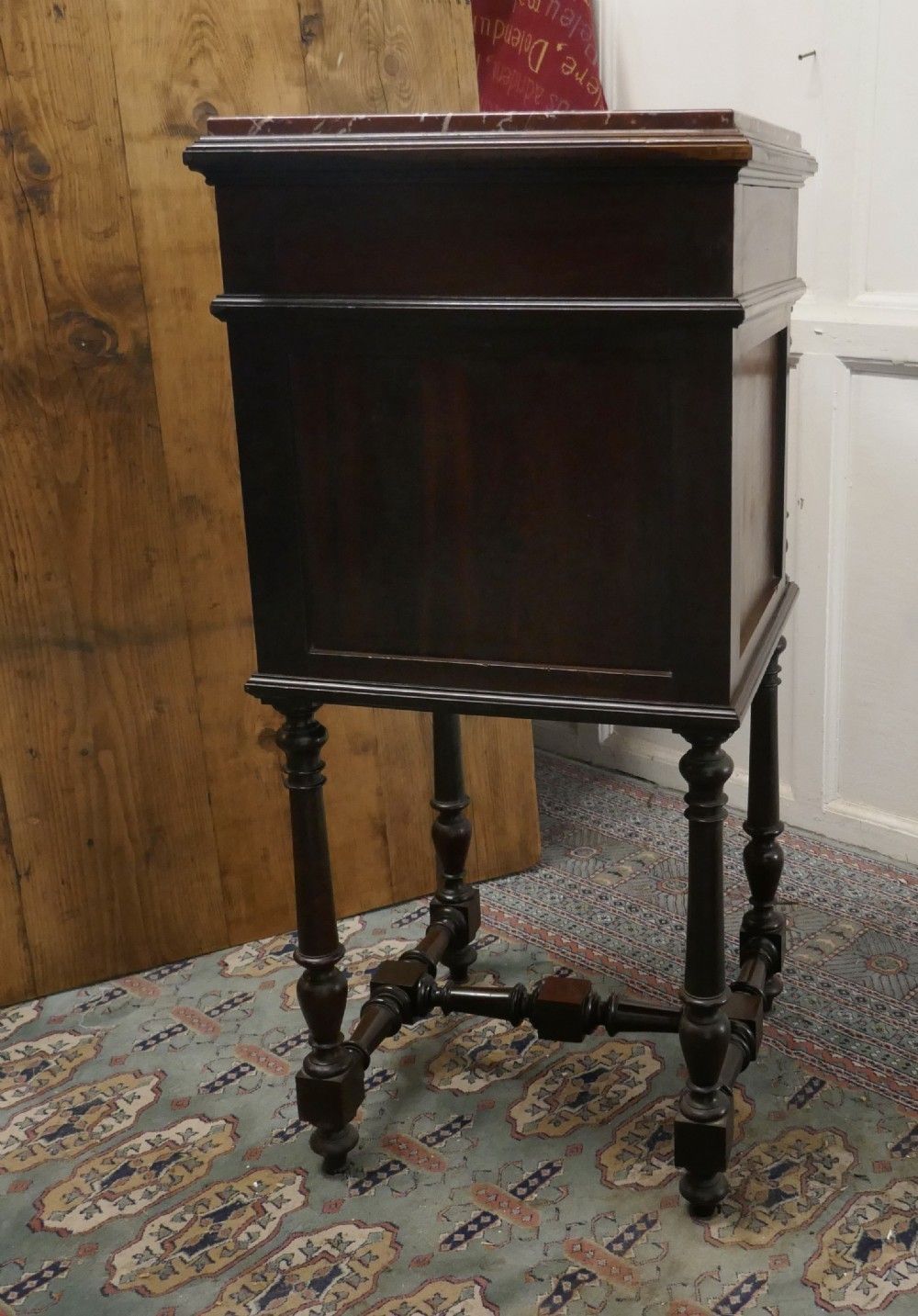 French Rosewood Night Table Or Side Cupboard photo vinterior