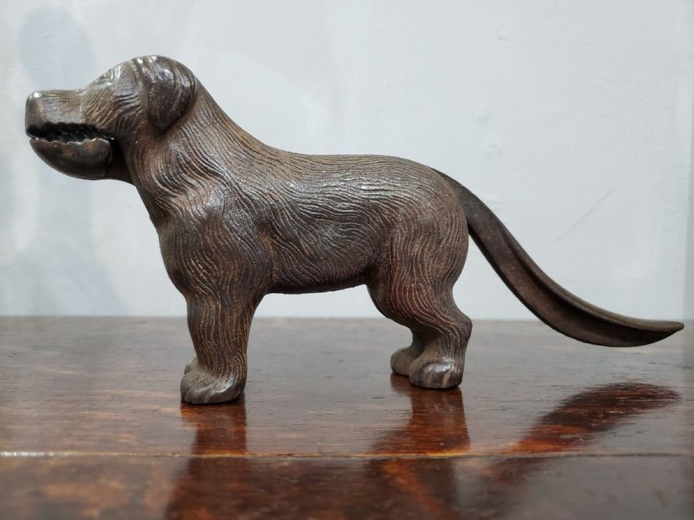 Victorian Cast Metal Nutcracker Dog C1880